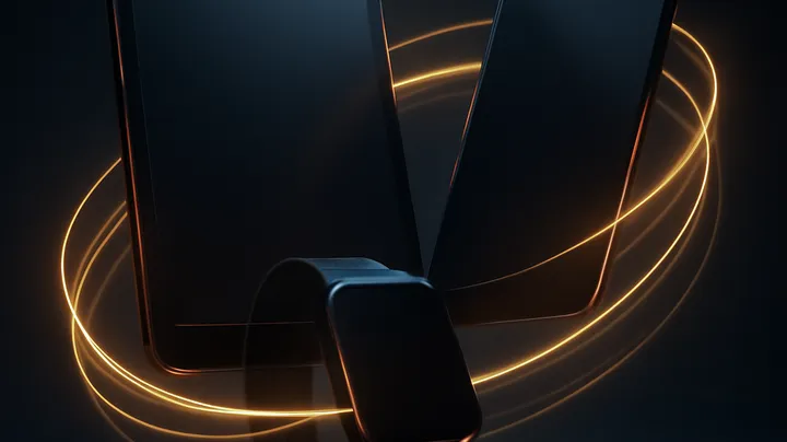 3999BD COM Multiple devices floating in harmony